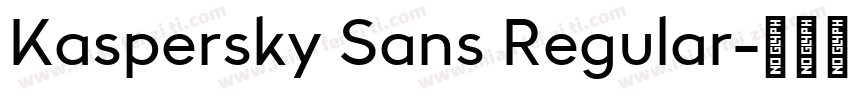 Kaspersky Sans Regular字体转换